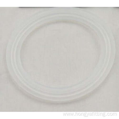 Sanitary Silicone Flat Half Gasket for Triclamp Ferrrule